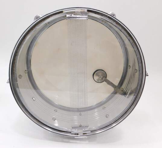 Percussion Plus Brand 15.5 Inch Metal Snare Drum w/ Stand image number 3