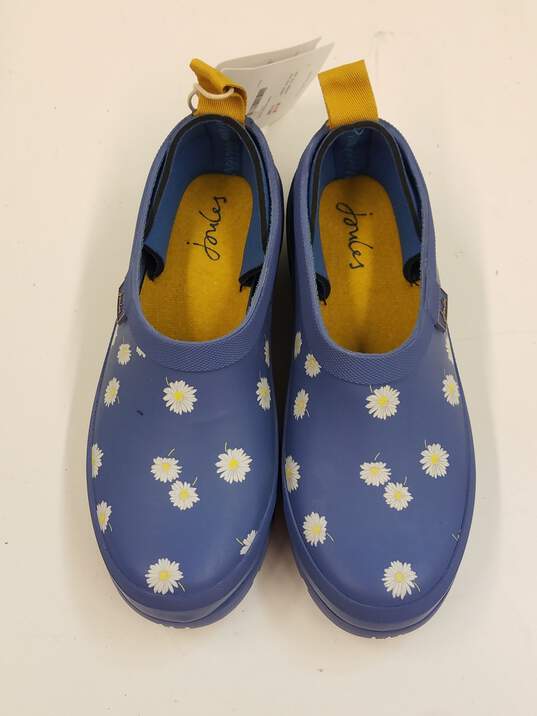 Joules Daisy Rubber Slip On Clogs Blue 5 image number 5
