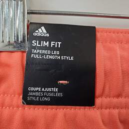 Adidas Pink Track Pants Slim Fit Full-Length Women's Large NWT alternative image