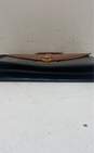 Moda Italiana Leather Slim Messenger Briefcase Bag image number 3