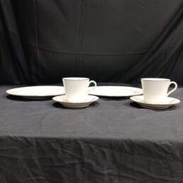 6PC American Royalty 'Winterset' Fine Porcelain Dishes Bundle