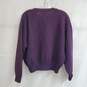 Pendleton Purple Wool Knit Button Up Cardigan Size L image number 2