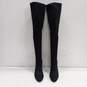 Charles David Above the Knee Black Knit Sock Boots Size 8.5 image number 1