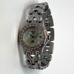 Designer Relic Wet ZR11707 Silver-Tone Crystal Stainless Steel Wristwatch