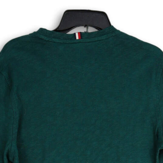 NWT Womens Green Round Neck Long Sleeve Pullover Sweatshirt Size Medium image number 4