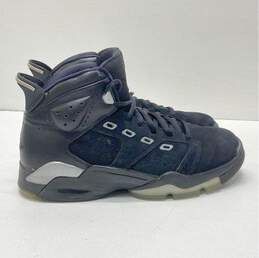 Air Jordan DC7330--001 Black Metallic Silver Sneakers Men's Size 9.5