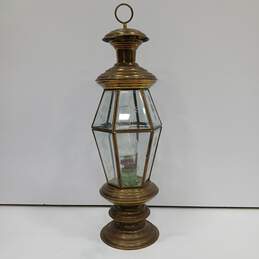 Vintage Large Brass Oil Lamp