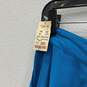 NWT Talbots Womens Blue Long Sleeve Button-Up Shirt & A-Line Skirt Set Size 12 image number 7