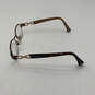 Coach HC5054-9187 Faina Satin Brown Tortoise Rectangular Metal Eyeglasses image number 2