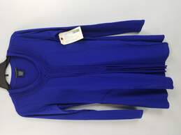 Grace Elements Women Long Sleeve Dress S Blue