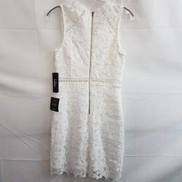 Lulu's Dream Life White Lace Bodycon Dress Size S alternative image