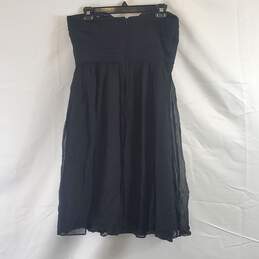 Donna Morgan Black Strapless Dress Sz 10 NWT alternative image