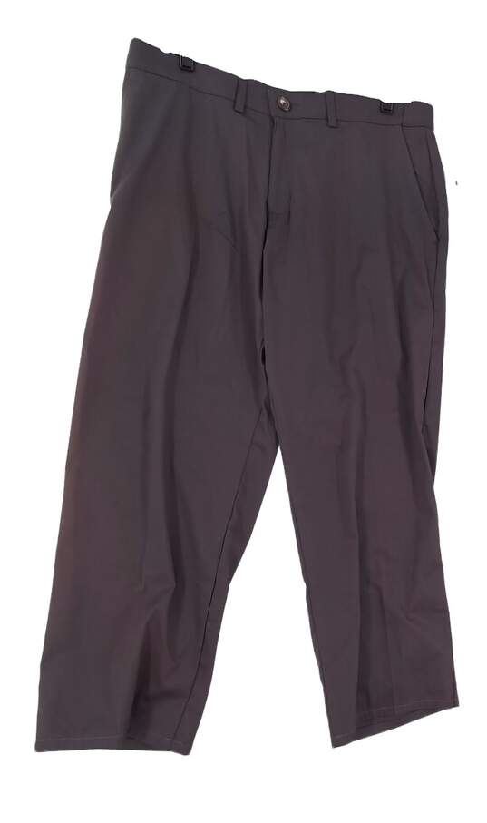 Bradley Allen Men's Gray Straight Leg Dress Pants Size M image number 3