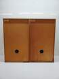 Set of 2 Vintage Pioneer CS-G204 Wood Floor Speakers Untested image number 2