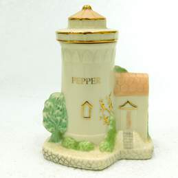 2002 Lenox Lighthouse Seaside Spice Jar Fine Ivory China Pepper