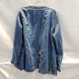 Bob Mackie Wearable Art Long Sleeve Embroidered Jean Jacket Size M image number 2