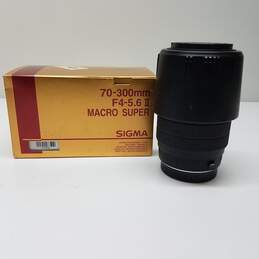 Sigma Interchangable Lenz - 70-30mm F4-5.6II Macro Super