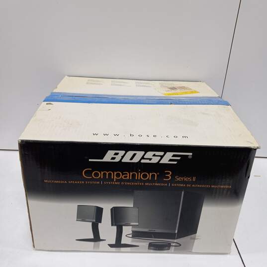 Bose Companion 3 Series II Multimedia Speaker System IOB image number 2
