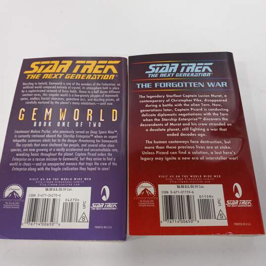 Bundle of Star Trek The Next Generation Novels image number 4