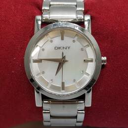 DKNY 27mm Case MOP Dial Stainless Steel Quartz Watch