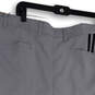 NWT Mens Gray Flat Front Pockets Regular Fit Chino Shorts Size 52 image number 4