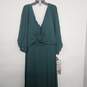 Green Emerald Bridesmaid Dress With Sleeves image number 1