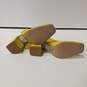 Topshop Women's Gainor Yellow Leather Sandals Size 8.5 image number 5