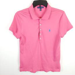 Ralph Lauren Women Pink Polo Shirt L