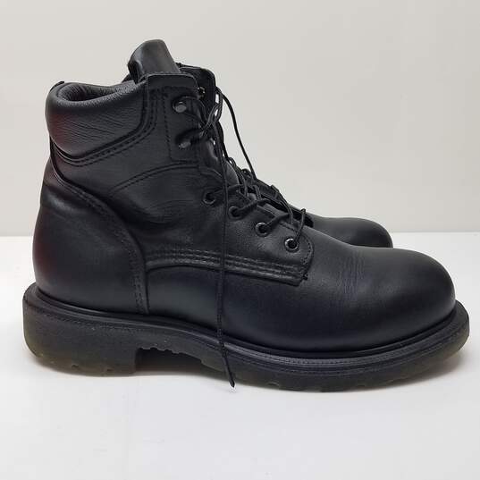 Red Wing Work Boots 607 10 SuperSole 2.0 Black Leather ASTM F2892-18 EH USA image number 3
