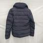 Theory WM's 100% Nylon Black Puffer Snap Button Jacket Size M image number 2