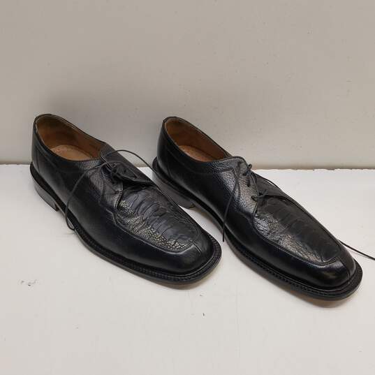 Belvedere Florence Black Leather Oxfords Men's Size 9.5 image number 3
