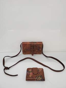 Patricia nash small crossbody purse+Mini clutch purse used