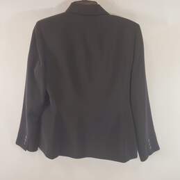 Kasper Women Black Blazer Jacket with Vest 6P NWT