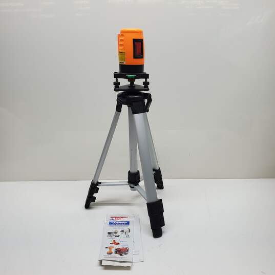 Cen-Tech Self-Levelling Laser Level with Tripod and Case image number 1