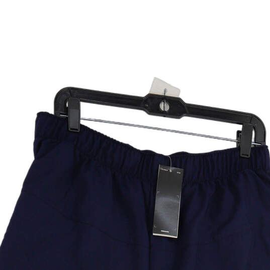 NWT Mens Blue Elastic Waist Pockets Pull-On Athletic Shorts Size Large image number 3