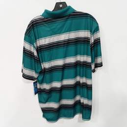 Grand Slam Moisture Wicking Green, Gray, And Black Polo Shirt Size L NWT alternative image