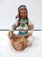 V. Kendrick Native American Women w/ Papoose Baby Sculpture image number 1
