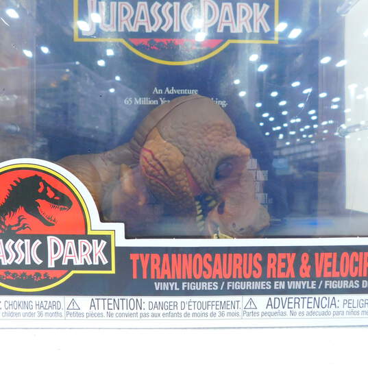 Funko Pop! Movie Poster W/ Case: Jurassic Park - Tyrannosaurus Rex & Velociraptor #3 image number 5