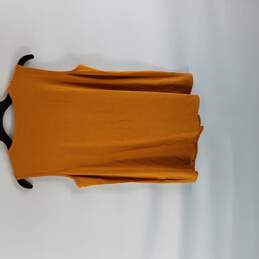 Alfani Women Sleeveless Orange Blouse S alternative image