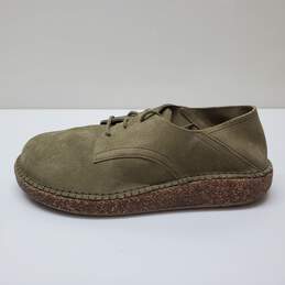 Birkenstock Gary Suede Leather Faded Khaki Low Shoes Sz L10/M8 alternative image
