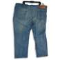 NWT Mens Blue 541 Athletic Fit Stretch Denim Straight Leg Jeans Size 50X29 image number 2