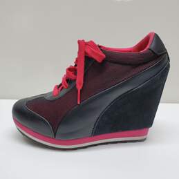 Puma suede leather Wedge shoes US Womens Sz 8 alternative image