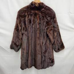 I. Magnin WM's Brown Mink Fur Coat Size SM alternative image