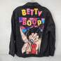 Betty Boop Women's Black Denim Jacket Size S NWT image number 2