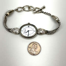 Designer Brighton Marbella Silver-Tone Charm Toggle Quartz Wristwatch alternative image