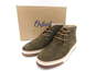 Oxford Brand Olive/Grey Leather Mid Top Shoes Men's 8 IOB image number 1