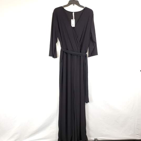 NY Collection Women Black Jumpsuit PXL NWT image number 1