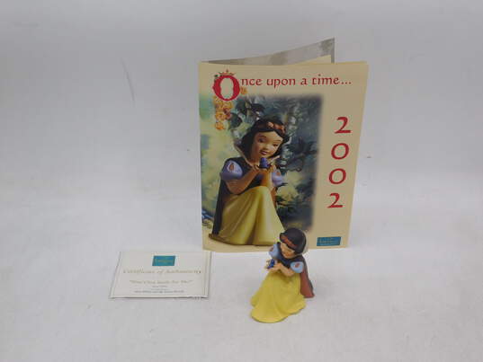 Walt Disney Classics Collection Snow White Won't You Smile For Me Figurine IOB w/ COA image number 3