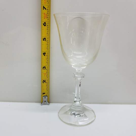 Vintage Royal Bavarian Crystal set of 6 wine glasses image number 3