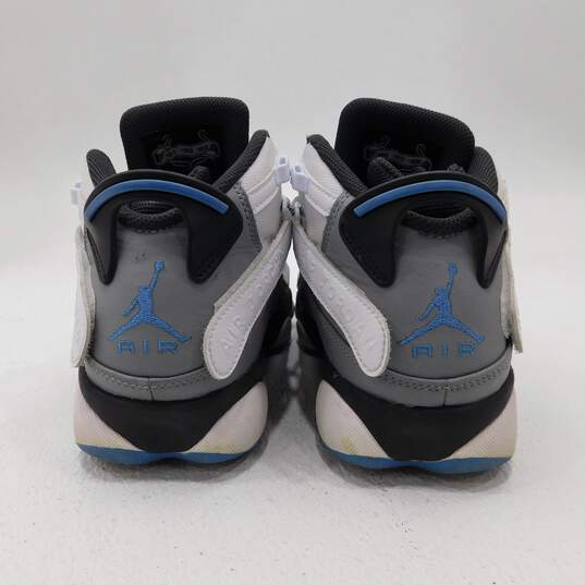 Jordan 6 Rings White Particle Grey Dutch Blue Men's Shoes Size 7 image number 5